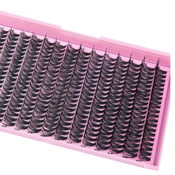 FANXITON DIY Lash Extension Kit 40D D Individual Lashes Lash Clusters - Picture 4 of 6